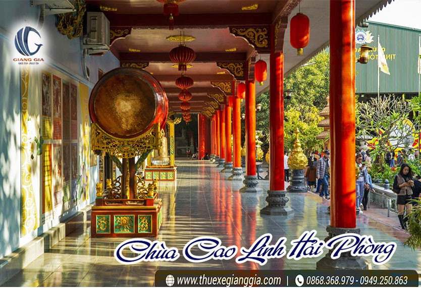 Bên trong chùa Cao Linh huyện An Dương Hải Phòng