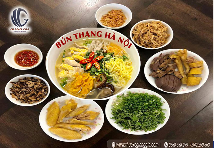 Bún thang thưởng thức món ăn ngon hấp dẫn du lịch Hà Nội