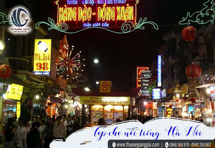 Top những khu chợ Hà Nội nổi tiếng