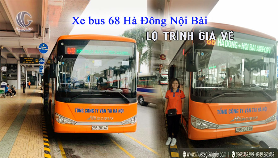 Xe buýt 68 Hà Đông đi sân bay Nội Bài lộ trình giá vé